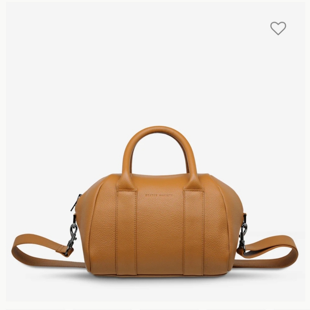 Status Anxiety Tan Leather Bag